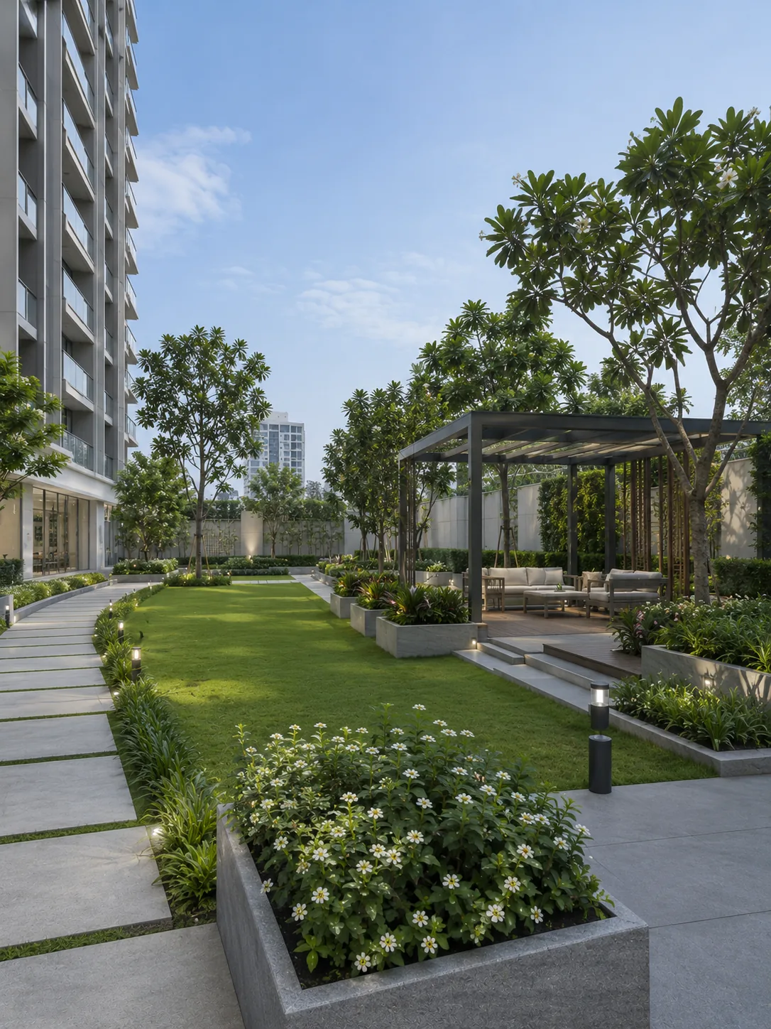 Landscaped garden